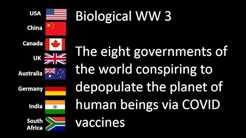 Exposing: The Eight COVID Conspiring Countries, FDA, Fauci, mRNA COVID Bioweapon