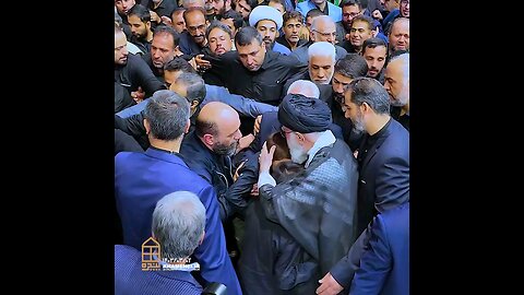❗️Iran's Supreme Leader Ali Khamenei embraces grandchildren of late President Raisi