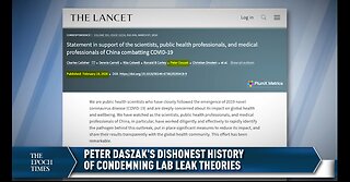 Newly Unearthed Slides Prove Daszak Knew of High Risk of Outbreak Involving Lab-Enhanced Virus