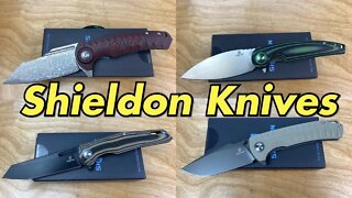 Shieldon Knives are here ! new designs and materials !