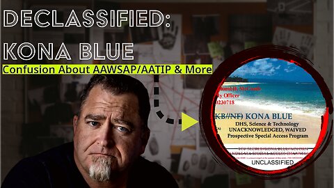 KODA BLUE DECLASSIFIED- AAWSAP/AATIP CONFUSION?! LUE ELIZONDO- Black Vault Releases Grusch Email