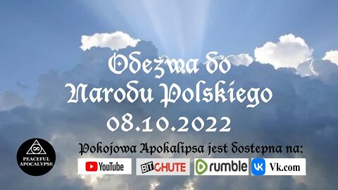 08.10.2022 Odezwa do Narodu Polskiego