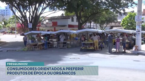 Fresquinhos: Consumidores orientados a preferir produtos de Época ou Orgânicos.