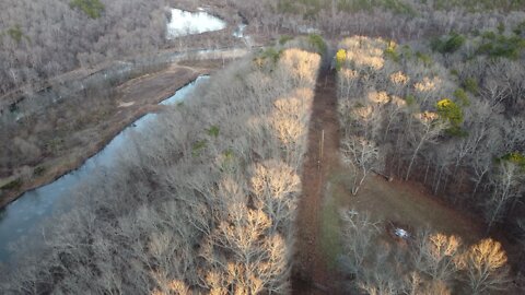 Powerline down to the river