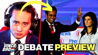 PREVIEWING TOMORROW'S GOP DEBATE - Will Vivek WIN? Trump NOT Attending, DeSantis Needs A SPARK?