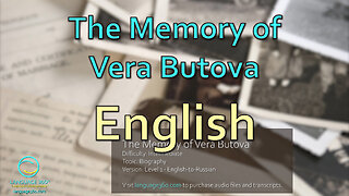 The Memory of Vera Butova: English