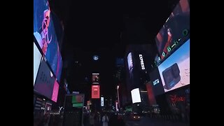 This year, for the first time, all 27 billboards of Times Square went dark in NYC, and then lit up w