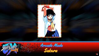 Street Fighter EX Plus Alpha: Arcade Mode - Sakura