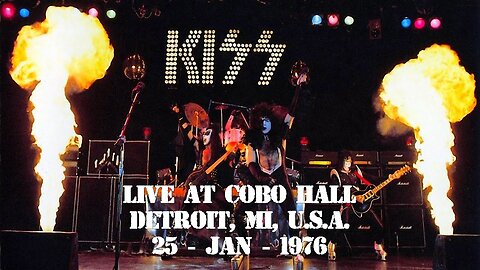 Kiss ~ Cobo Hall, Detroit MI, January 25 1976
