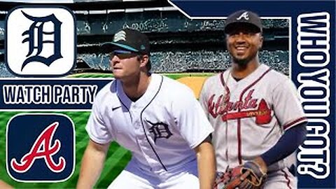 Detroit Tigers vs Atlanta Braves | Live Play by Play & Reaction Stream 3D Sim | MLB 2024 Game 70