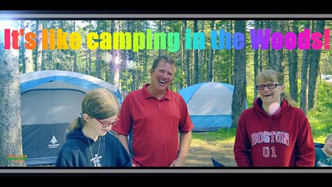 It's like camping in the woods! [Clear Lake] Riding Mountain National Park #camping