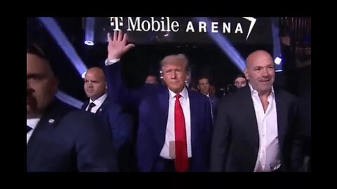 Trump Enters to Cheers at UFC vs. While Biden Shuffles Along at Beach