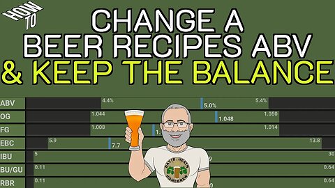 How To Change Beer Recipes ABV And Keep Balance For HomeBrewers