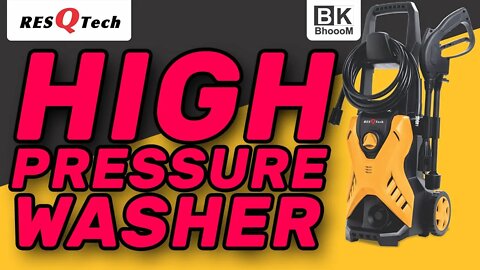 High Pressure Washer Resqtech RSQPW101 1700W 135 Bar RSQ-PW101 മലയാളം | BkBhoooM