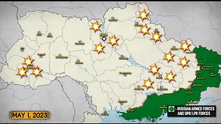 May 1, 2023: Russian retaliation strikes hit strategic military facilities