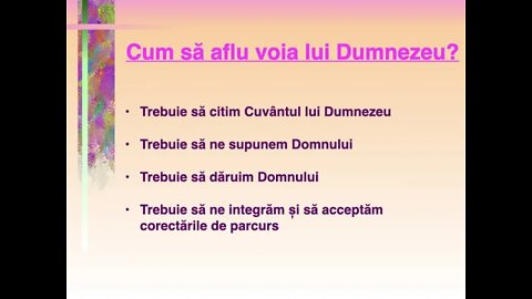 Daniel Brânzei: Chemarea (7) - Cum să cunoști voia Domnului ?