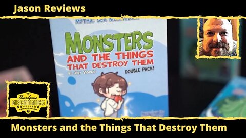 Jason's Board Game Diagnostics of Monsters and the Things that Destroy Them