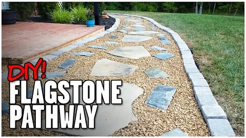 How To Build A Flagstone Pathway | DIY