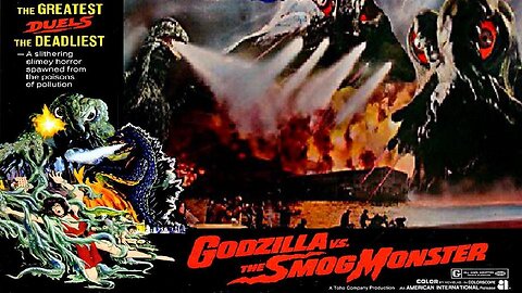 GODZILLA VS THE SMOG MONSTER 1971 Japanese Version in English by TOHO Studios FULL MOVIE HD & W/S
