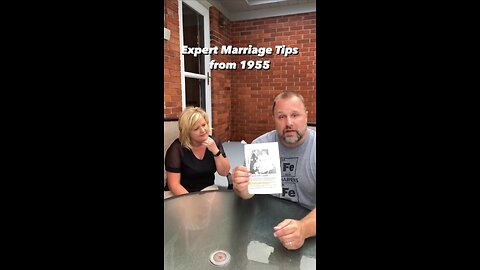 Expert marriage tips from 1955￼
