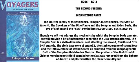 The Cloister Family of Melchizedeks, Templar-Melchizedeks, the Staff of Amenti, The Speakers of the