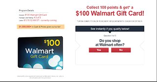 FREE GIFTCARD Standard - Walmart $100 ($1.80)