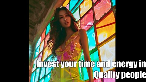 Invest your time and energy in the quality of the people around you
