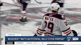 Condors coach Jay Woodcroft: Bakersfield product Brayden Watts shows potential during tryout