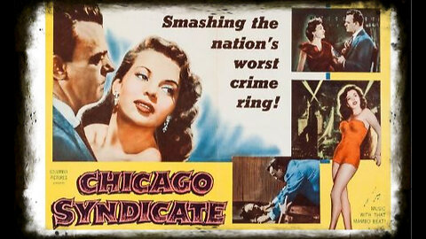 Chicago Syndicate 1955 | Film Noir | Crime Noir | Vintage Full Movies