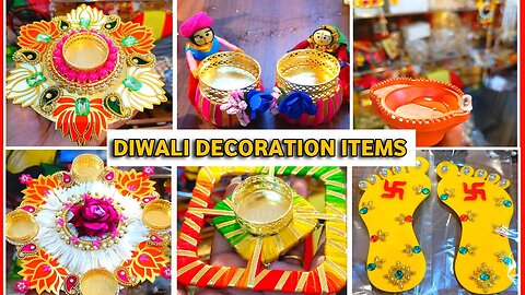 Diwali Decoration Market |MumbaiGifts,Toran,Rangoli,Diya,Hangings|Mumbai Diwali Decoration Market