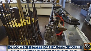 Police searching for burglars who broke into Scottsdale auction house