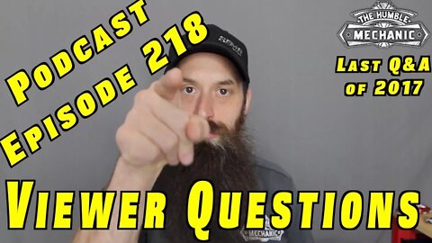 Viewer Car Questions ~ Podcast Episode 218