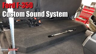 Builds: 2018 Ford F-350 custom sound system | AnthonyJ350