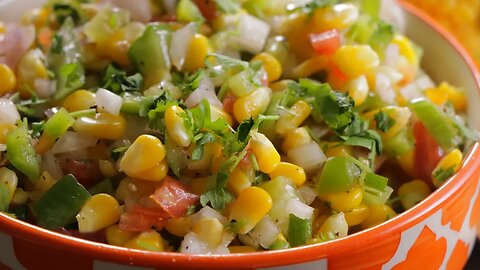 AMERICAN CORN SALAD _ Healthy Tasty American Corn Salad _ The Best Corn Salad