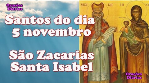 Santos do dia 5 de novembro, São Zacarias e Santa Isabel