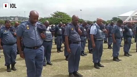 WATCH: Police parade ahead of Zulu King Coronation