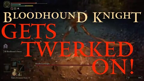 Elden Ring Bloodhound Knight Boss Gets Beaten and Twerked On (Elden Ring Live)
