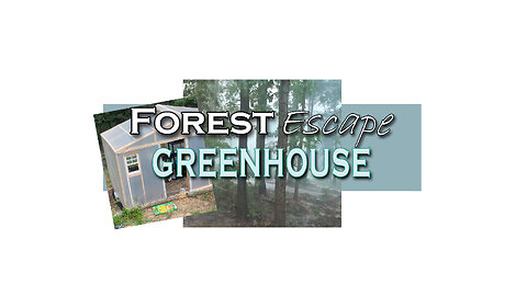 Forest Escape Greenhouse Door Repair and Best Greenhouse Plastic