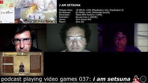 podcast playing video games 037: i am setsuna