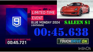 Asphalt 9 🏎 | Blue Monday 2024 | Saleen S1 | 00:45:638 | Lighthouse | Touchdrive