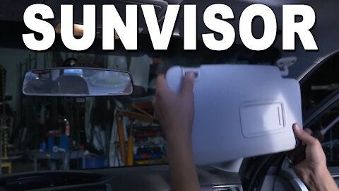 How to remove a sunvisor - 2010 Subaru Forester