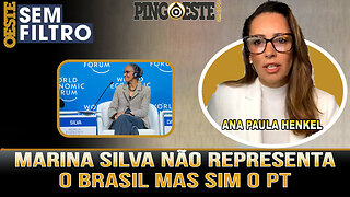 Marina Silva em DAVOS não representa o Brasil ela representa o PT [ANA PAULA HENKEL]