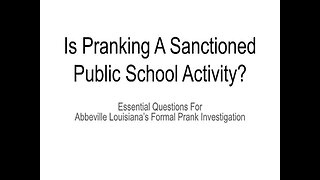 TECN.TV / Is Pranking A Sanctioned Public School Activity?