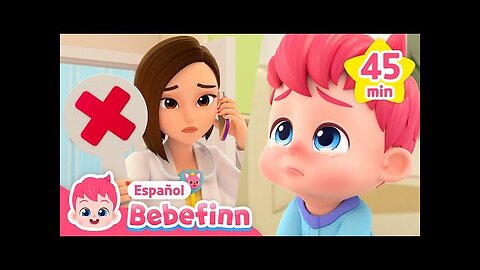 Mi Familia Me Cuida Cuando Me Enfermo🤒 | Canción de Boo Boo | Bebefinn Canciones Infantiles