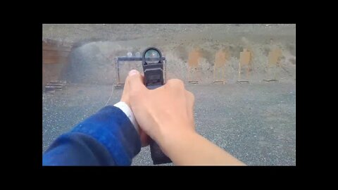 Glock 34 Trijicon SRO - steel rack plate and recoil management practice