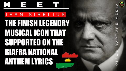 Meet Jean Sibelius | The Finish Legendary Artist That Supported In The Creation Of Biafra National