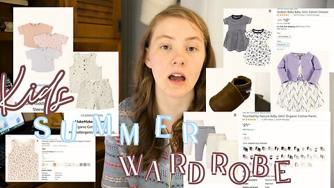Vlog | Build A Minimalist Summer Wardrobe for Your Kids