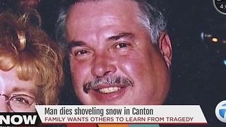 Man dies after snowblowing