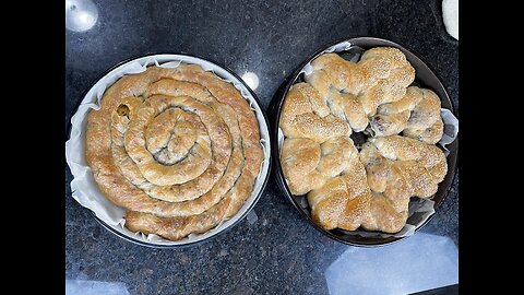 Traditional Macedonian Cheese Pastry