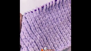 🧶Super Easy Tunisian Crochet Baby Blanket For Beginners